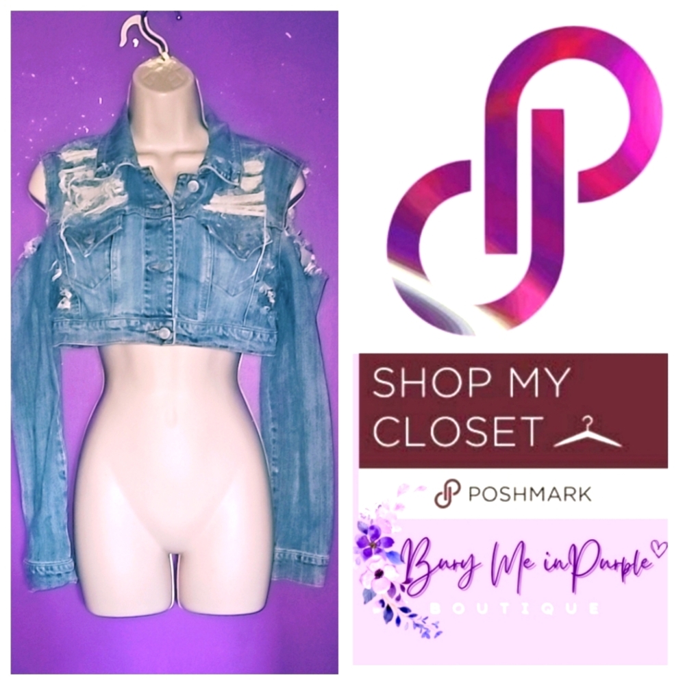 CUSTOM CROPPED DENIM JACKET